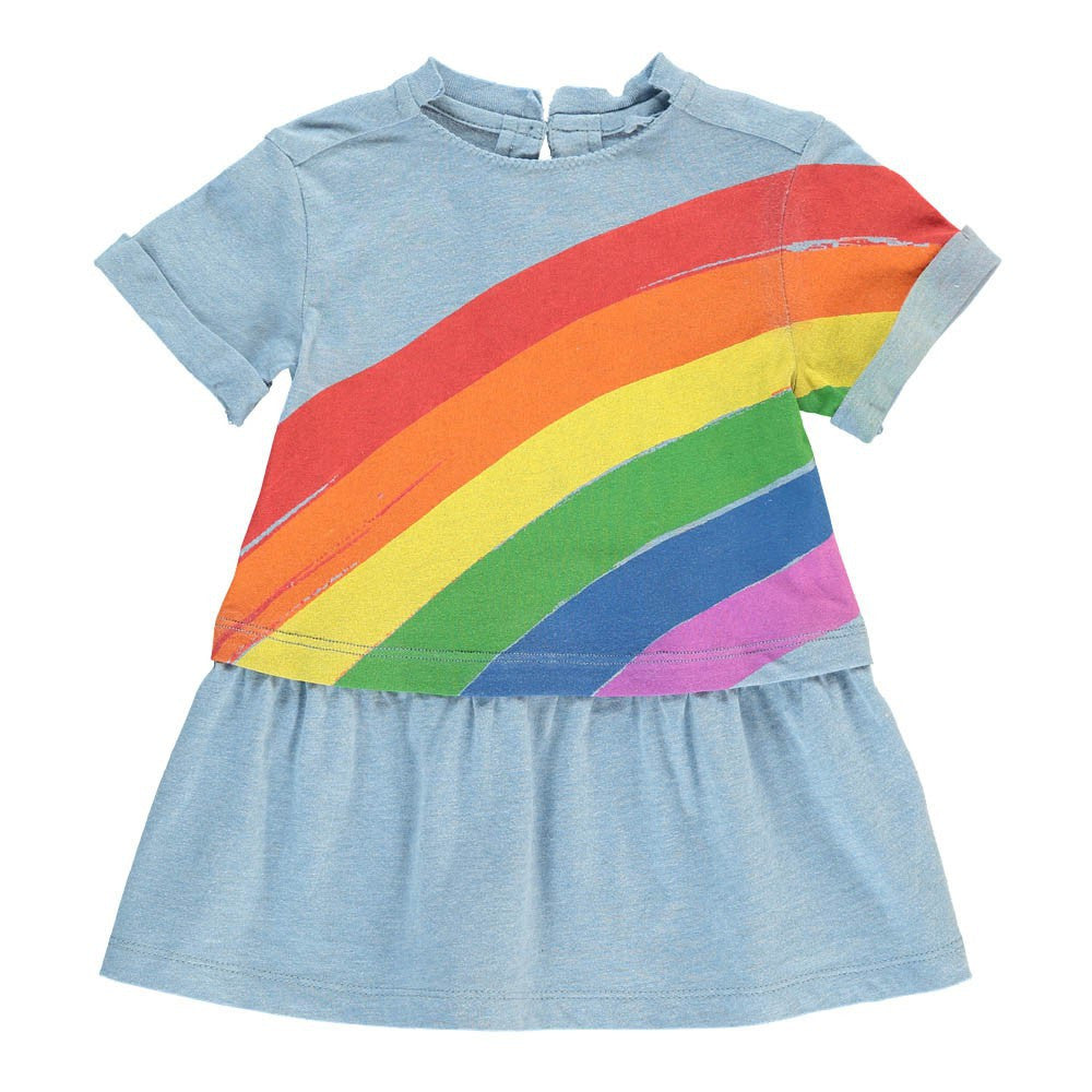 Stella Dropwaist Rainbow Dress - Ladida