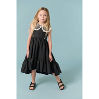 Jessie and James dresses Jessie and James Black Linen Billie Dress