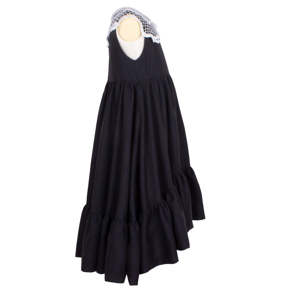 Jessie and James dresses Jessie and James Black Linen Billie Dress
