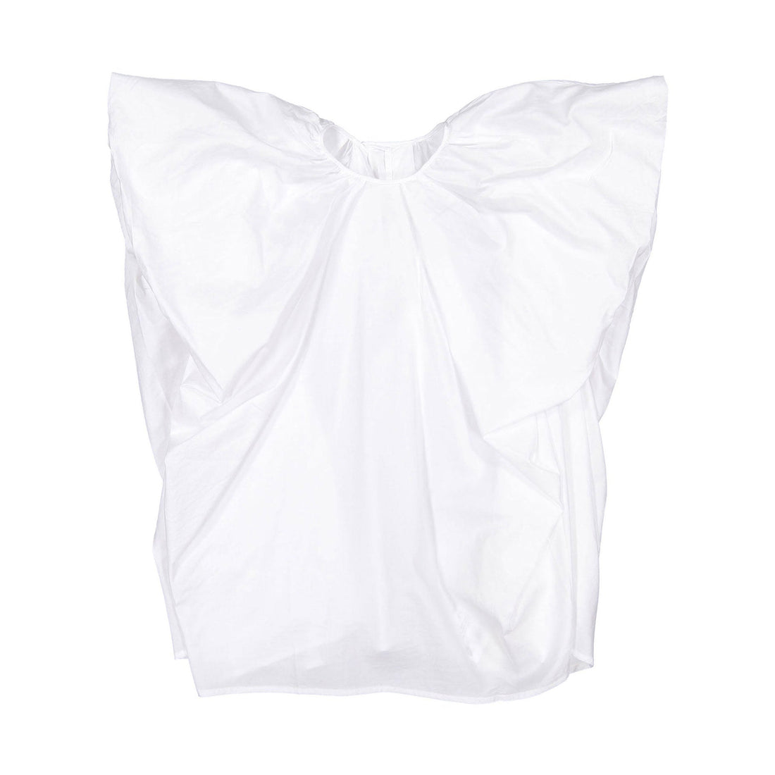 JNBY blouses White Ruffle Sleeve Dress