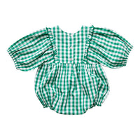 Pink Chicken Bosphorous Gingham Juliet Romper