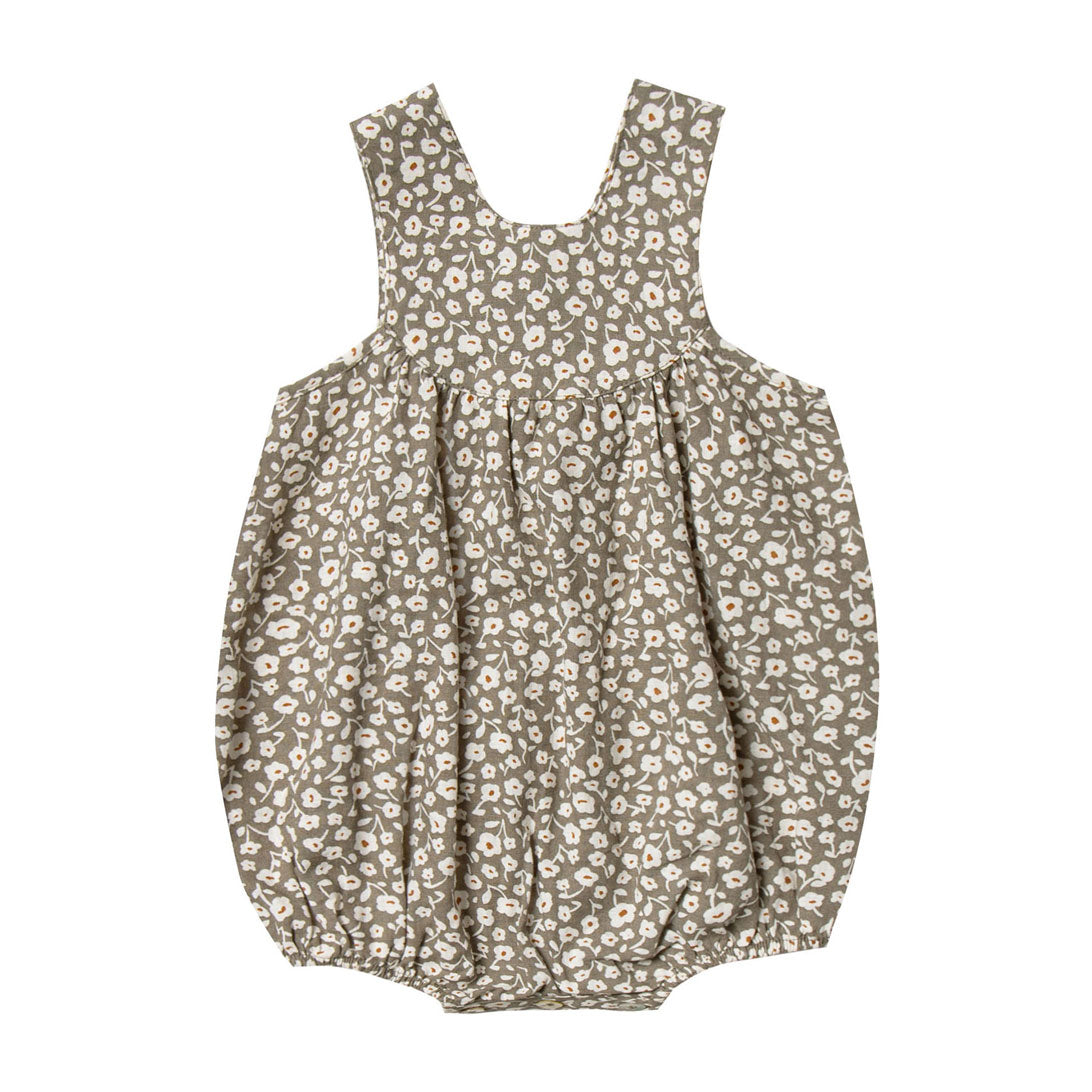 Rylee and Cru Olive Flora June Romper