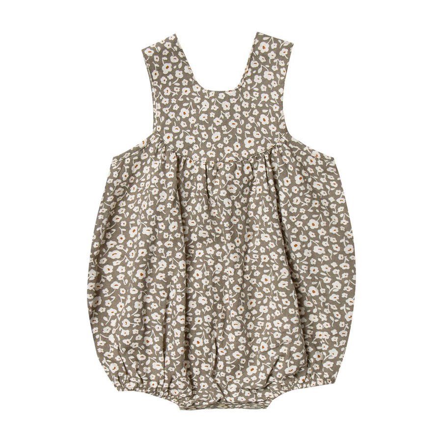Rylee and Cru Olive Flora June Romper