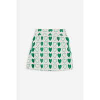 We are Kids Green Hearts Gina Skirt