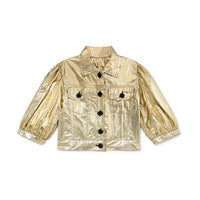 Little Creative Factory Gold Hula Puff Sleeve Jacket