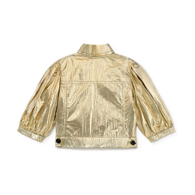 Little Creative Factory Gold Hula Puff Sleeve Jacket