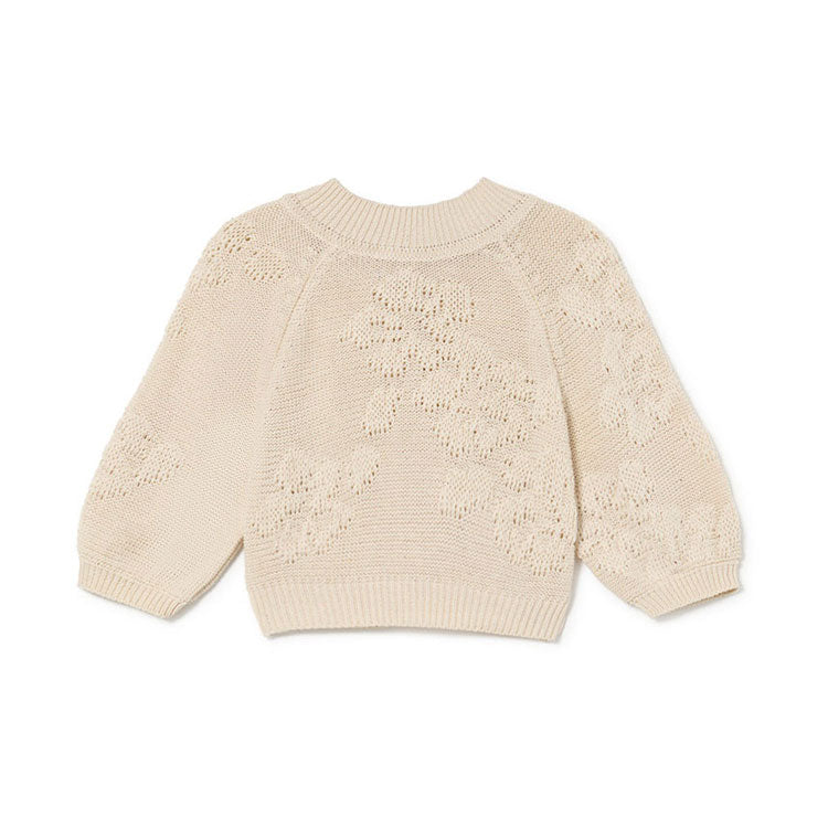 Little Creative Factory Cream Hawaii Knit Cardigan