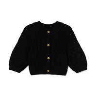 Little Creative Factory Black Hawaii Knit Cardigan