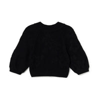 Little Creative Factory Black Hawaii Knit Cardigan