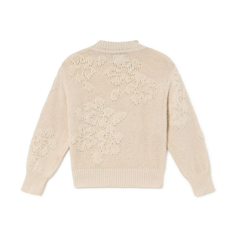 Little Creative Factory Cream Hawaii Knit Sweater