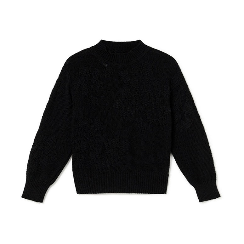 Little Creative Factory Black Hawaii Knit Sweater