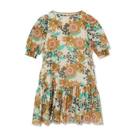 Little Creative Factory Flower Print Hawaii Dress