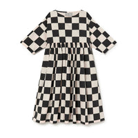 Little Creative Factory Check Soft Tribal Short Sleeved Dress