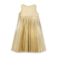 Little Creative Factory Gold Hula Pleated Dress
