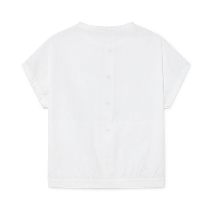 Little Creative Factory White Crushed Cotton Shirt
