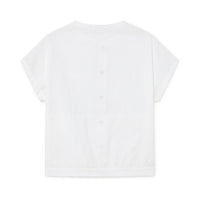 Little Creative Factory White Crushed Cotton Shirt