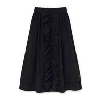 Little Creative Factory Black Muslin Ruffle Skirt