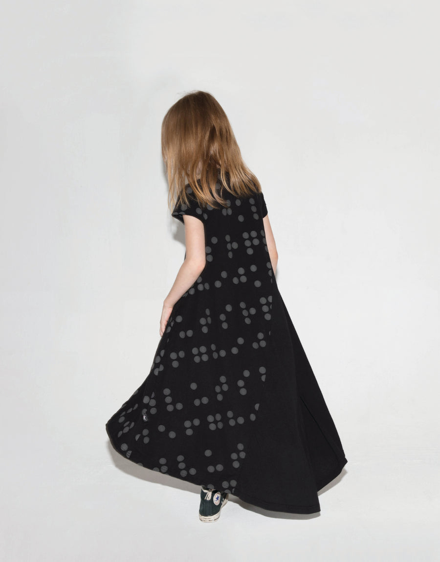 NUNUNU Black Braille 360 Dress