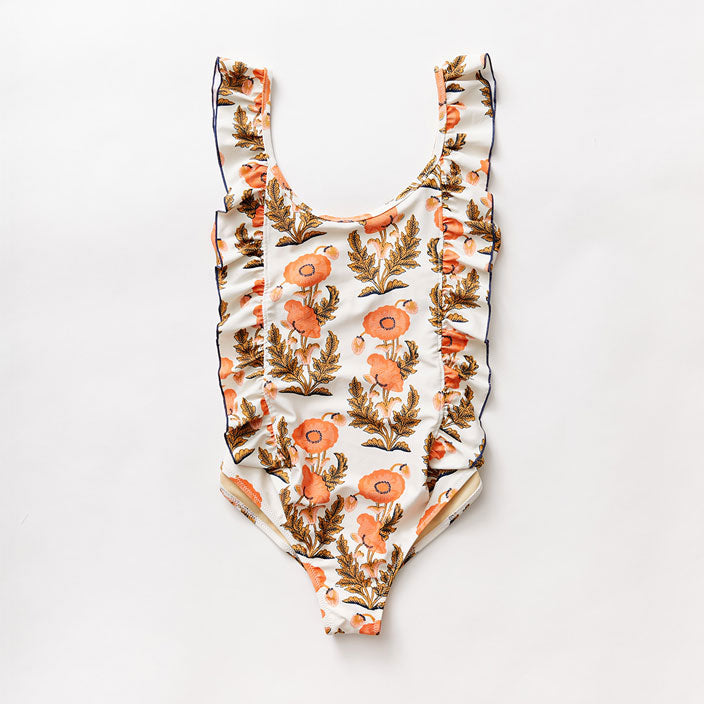 Pink Chicken Golden Poppy Gilded Floral Womens Katniss Suit