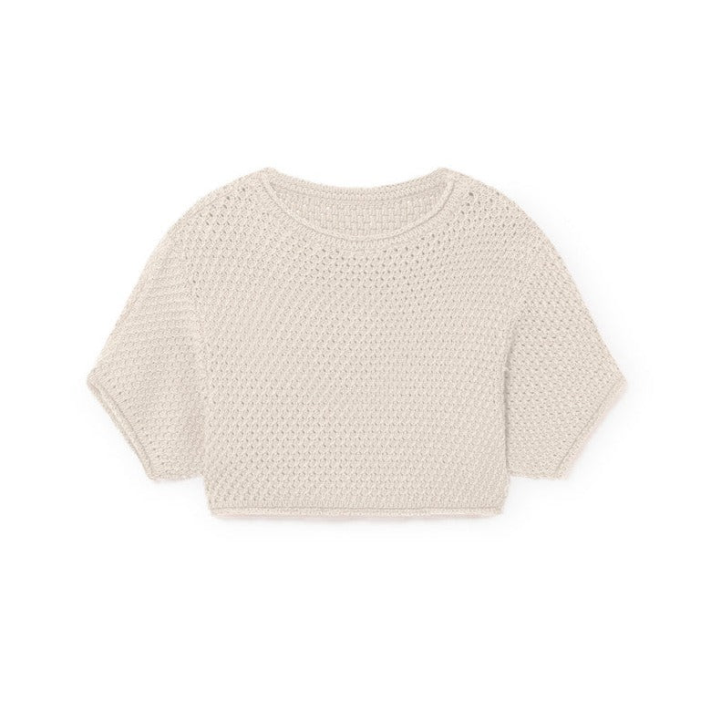 Little Creative Factory Cream Kawaii Crop Sweater