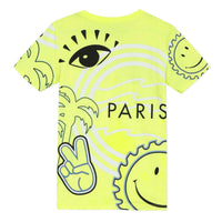 Kenzo tees Kenzo Neon Yellow Cali Party Tee