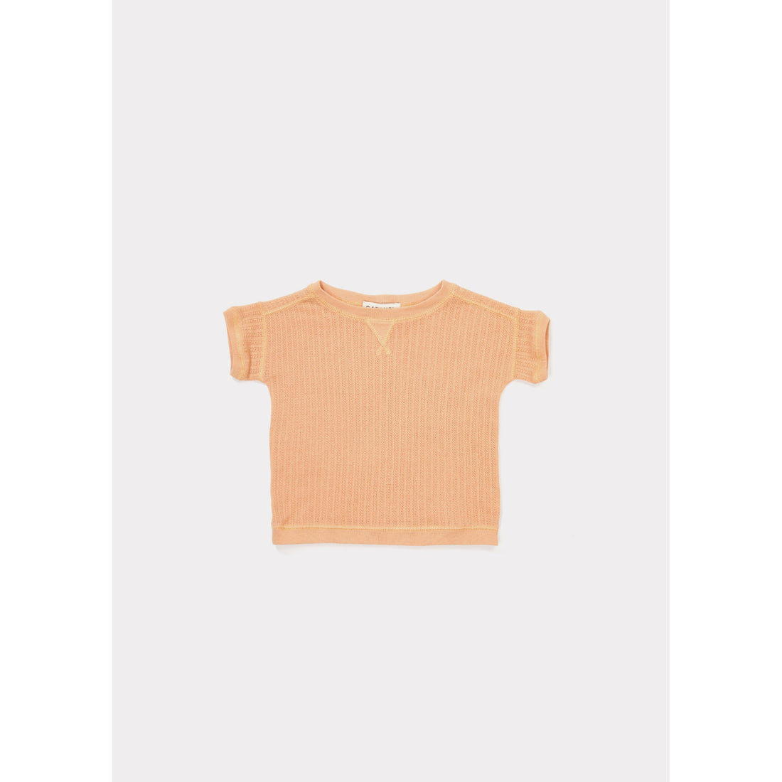Caramel Coral Pink Kezar Baby Sweater