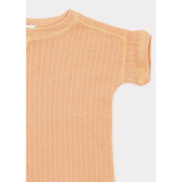 Caramel Coral Pink Kezar Baby Sweater