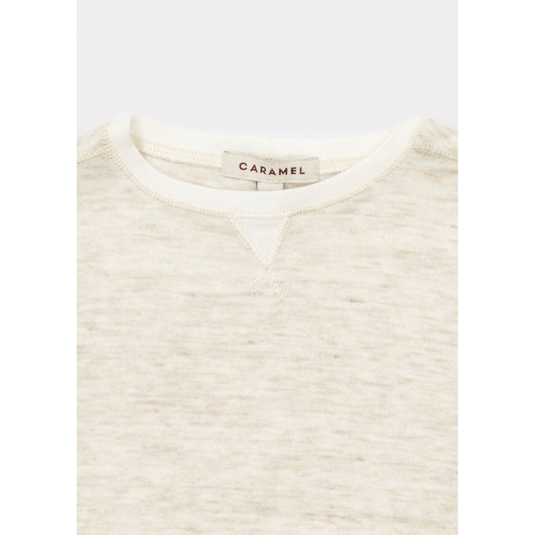 Caramel Oatmeal Kezar Baby Sweater