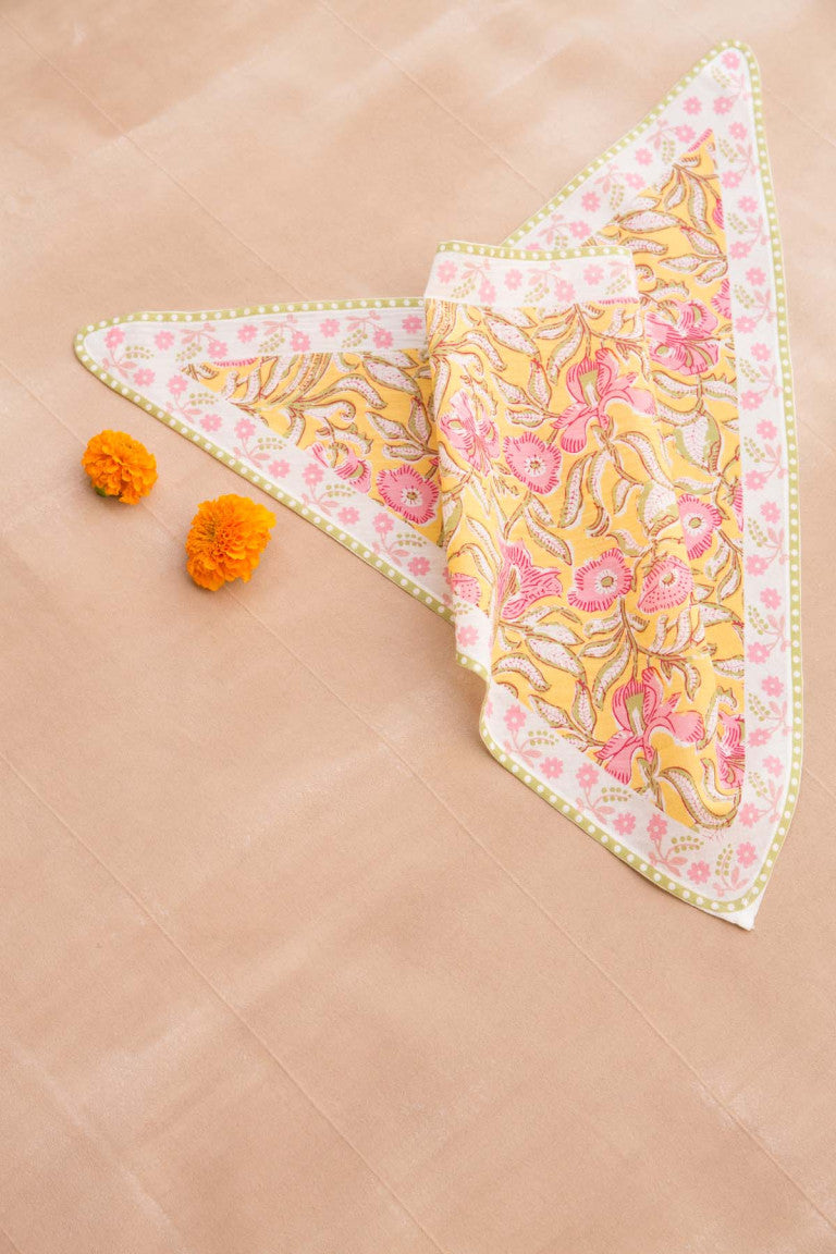 Louise Misha  Lemon Patchouli Spring Gardena Bandana