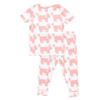 Pink Chicken Bamboo Pj Set - Poodle Party