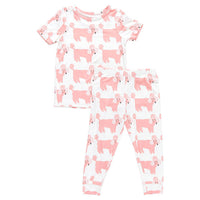 Pink Chicken Bamboo Pj Set - Poodle Party