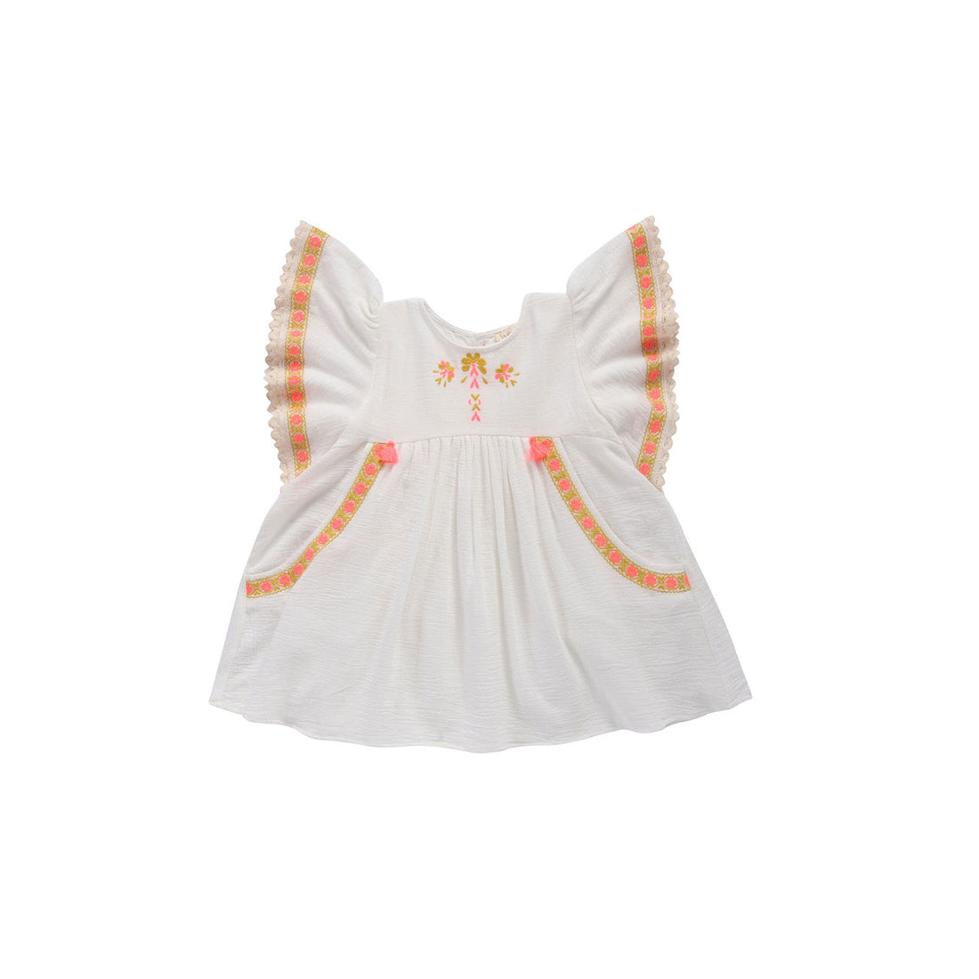 Louise Misha White Hindaka Dress