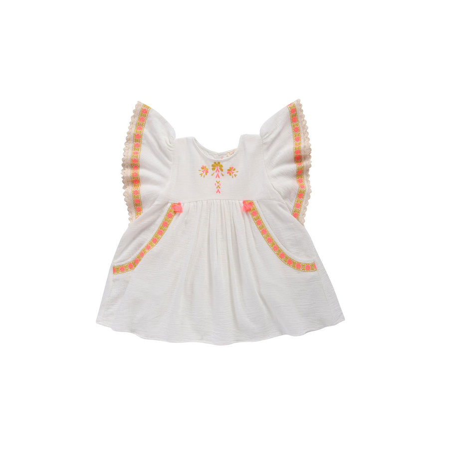 Louise Misha White Hindaka Dress