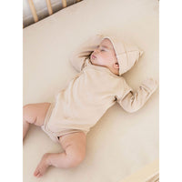 Quincy Mae Rose Organic Brushed Jersey Kimono Onesie
