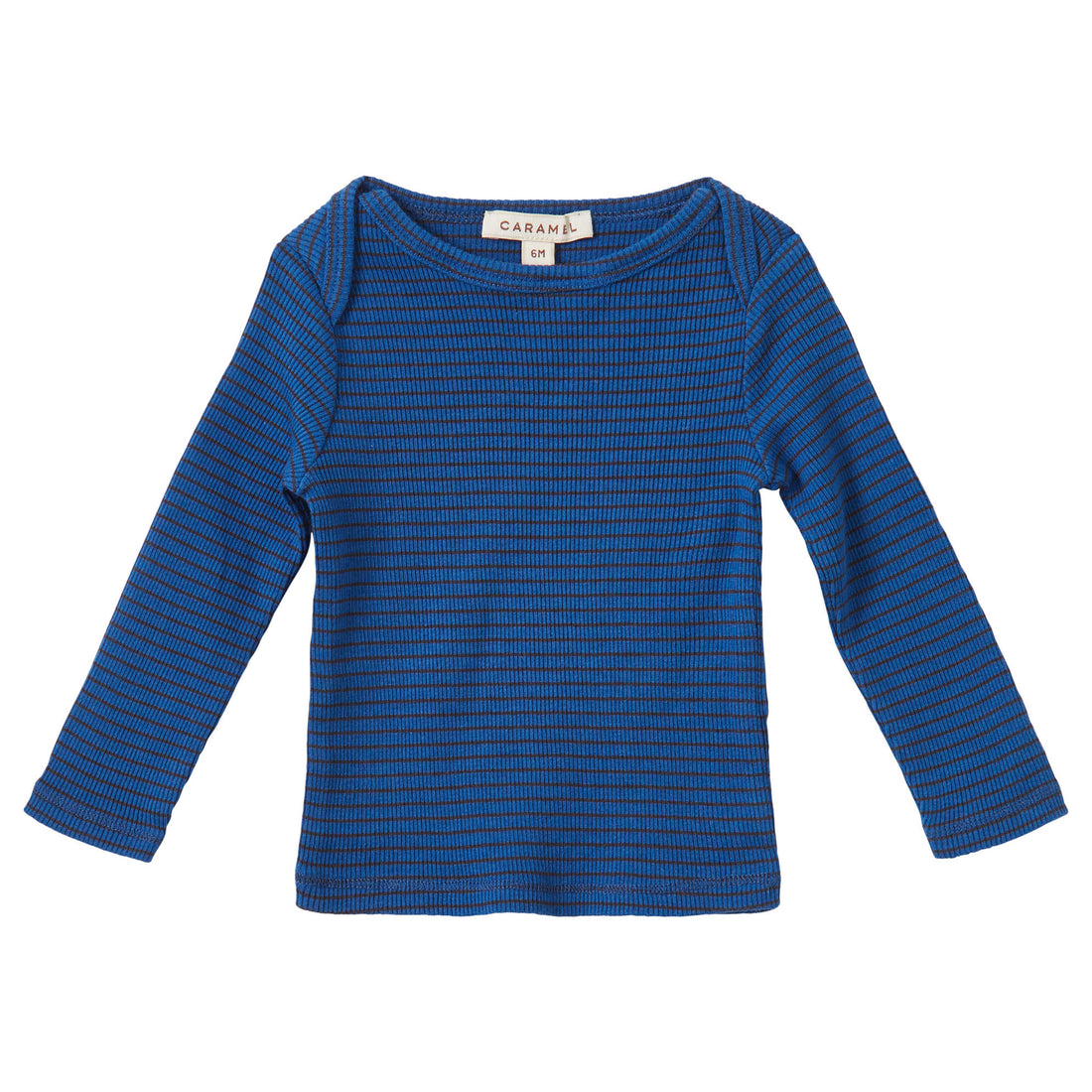 Caramel Charcoal/Electric Blue Stripe Kishon Baby