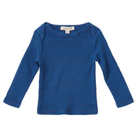 Caramel Charcoal/Electric Blue Stripe Kishon Baby