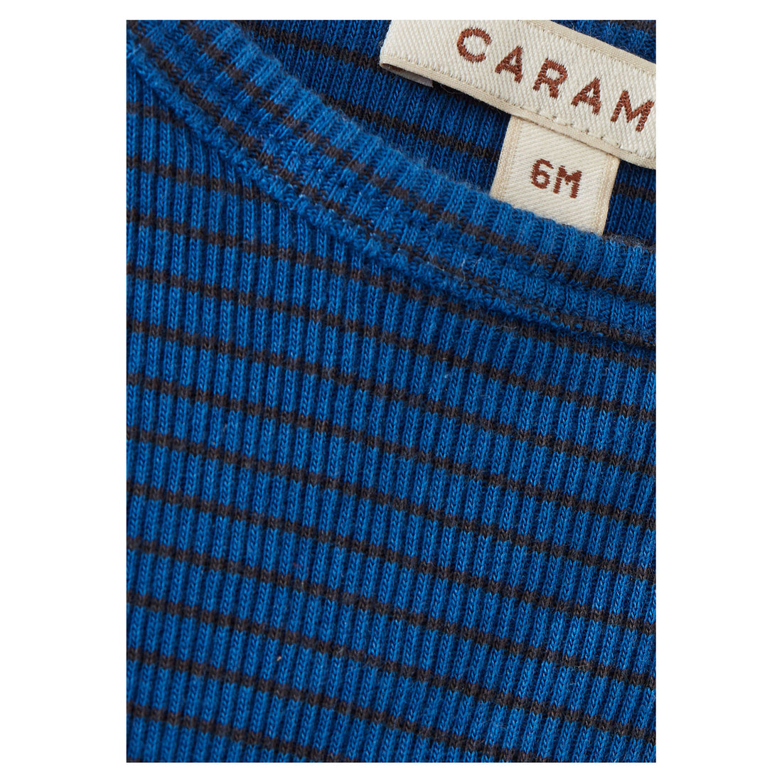 Caramel Charcoal/Electric Blue Stripe Kishon Baby