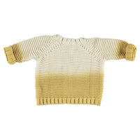Piupiuchick Mustard Tie Dye Knit Cardigan