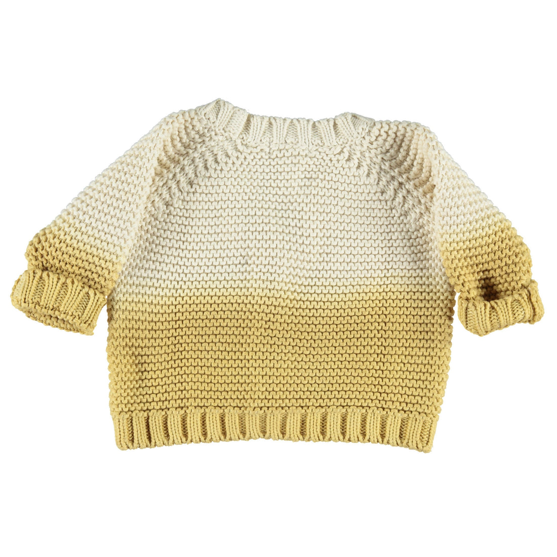 Piupiuchick Mustard Tie Dye Knit Cardigan