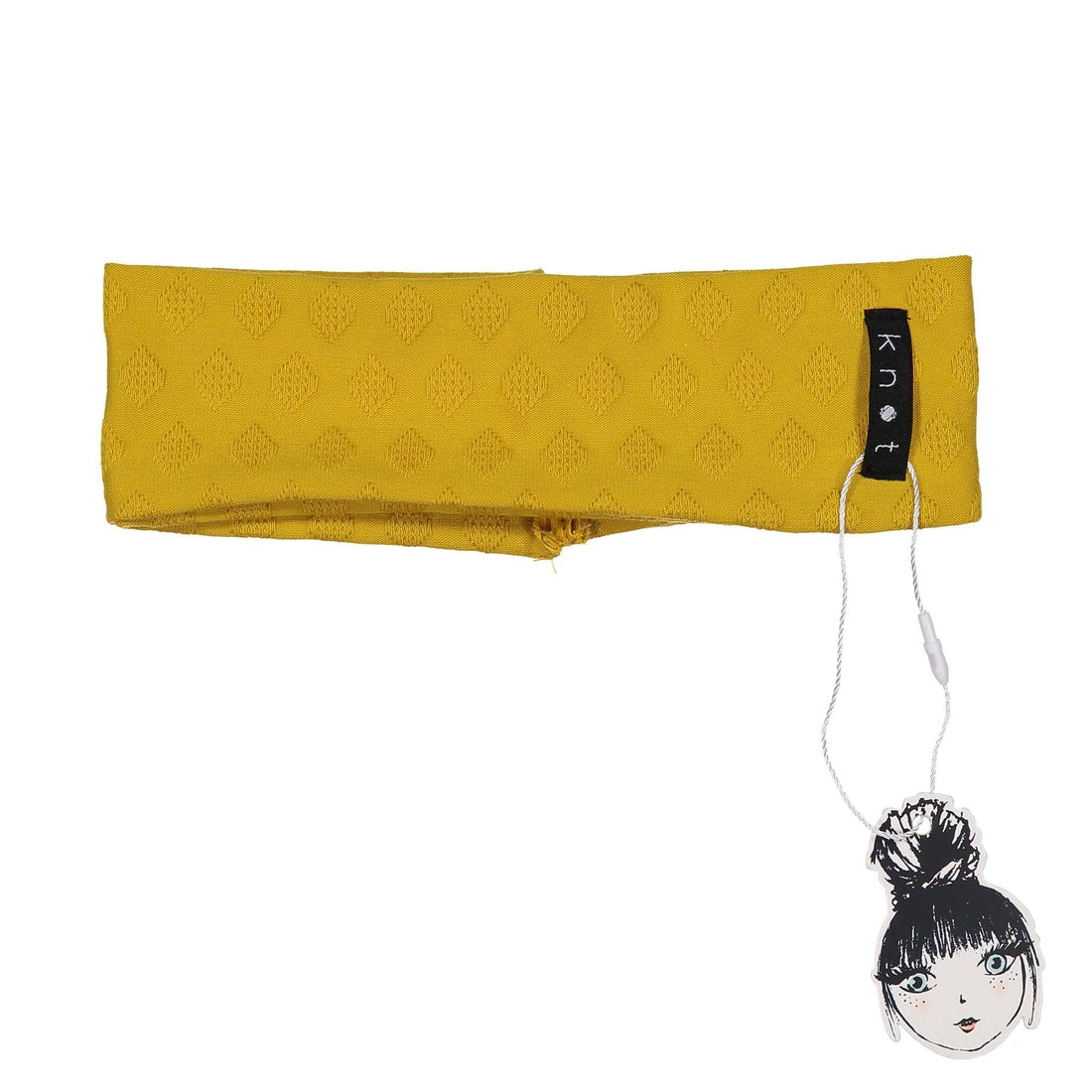 Knot Hairbands accessories M Knot Hairbands Pod Jersey Headwrap // Daffodil // Medium