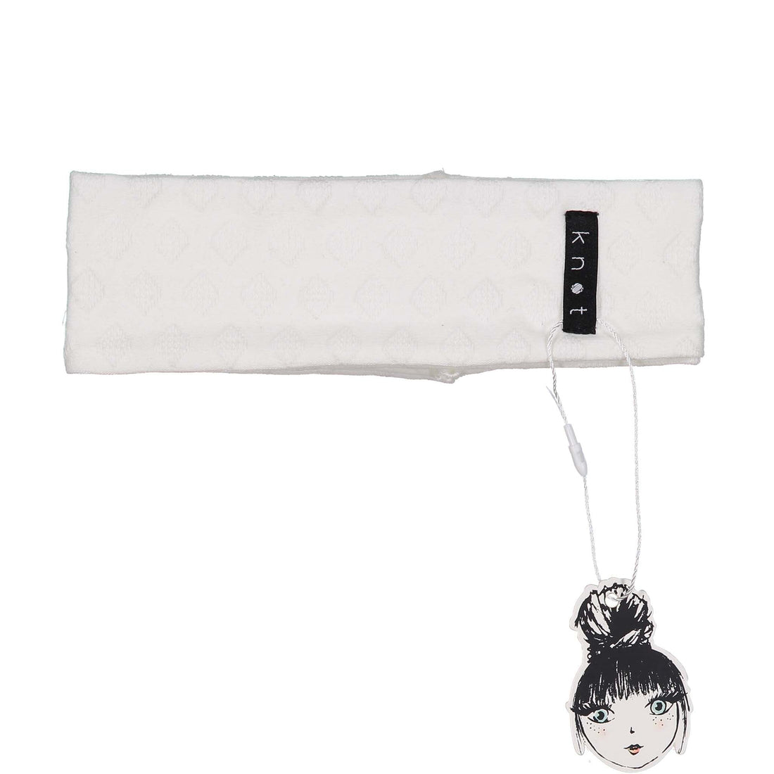 Knot Hairbands accessories M Knot Hairbands Pod Jersey Headwrap // White // Medium