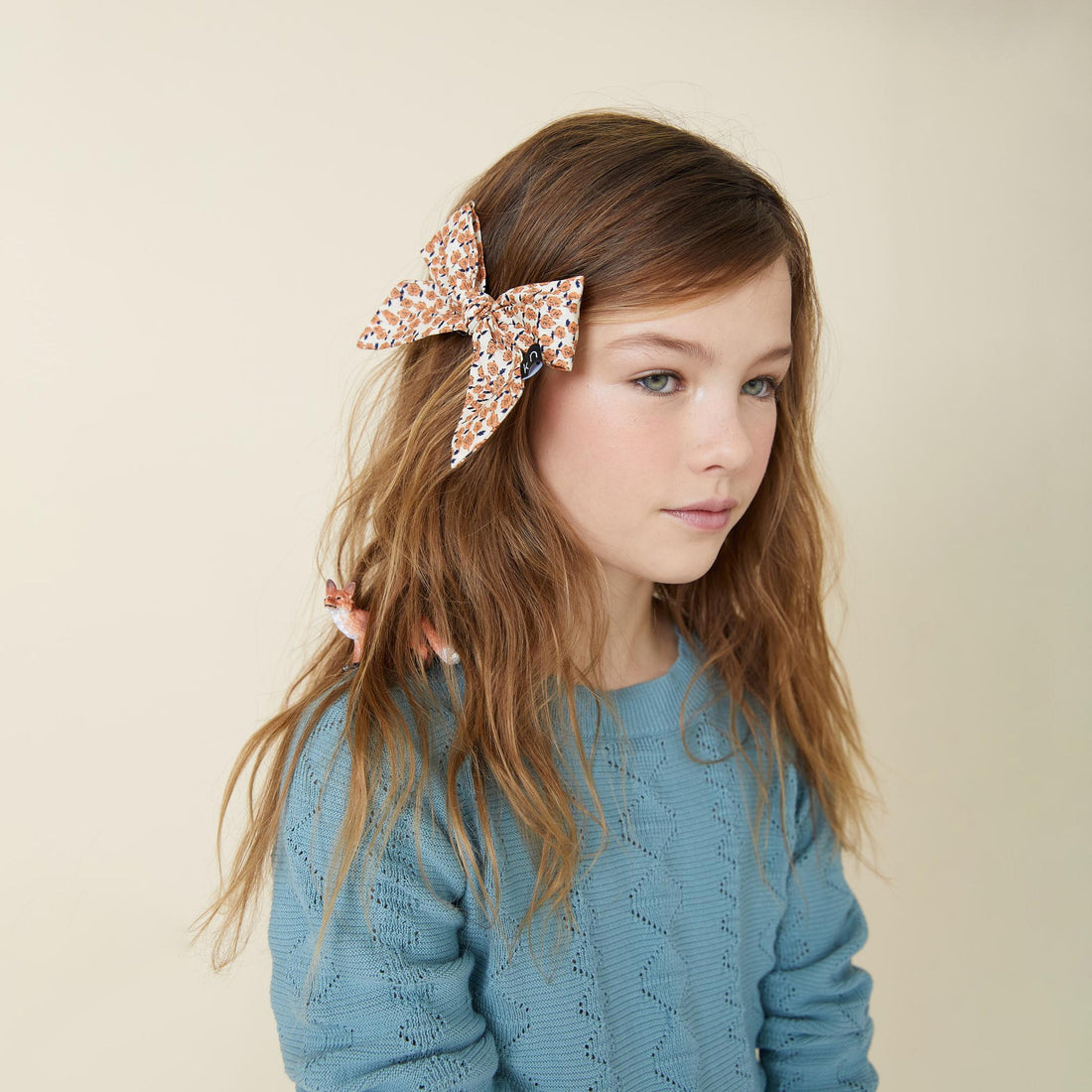 Knot Hairbands accessories OS Knot Hairbands Berry Floral Bow Clip