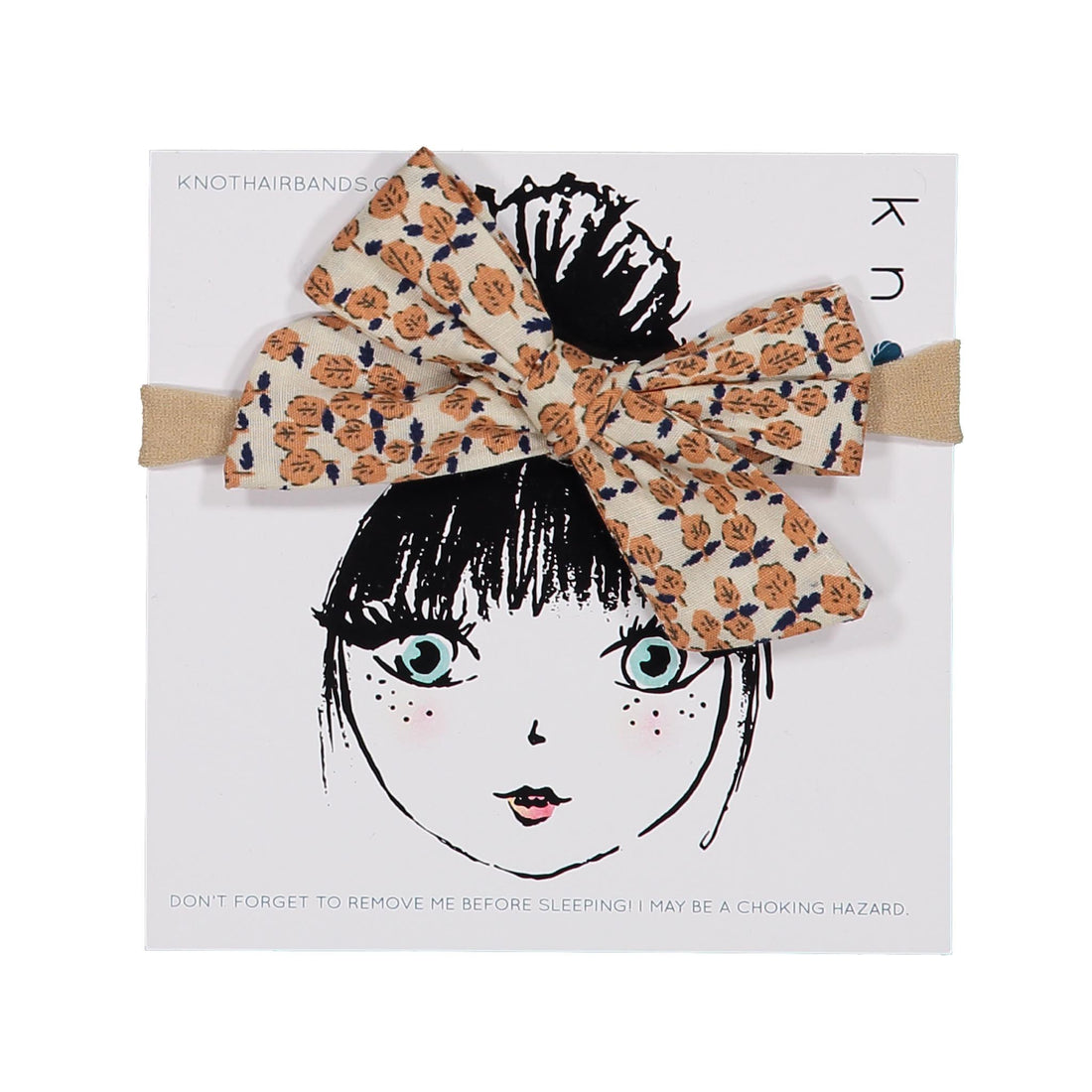 Knot Hairbands accessories OS Knot Hairbands Berry Floral Mini Bow Band