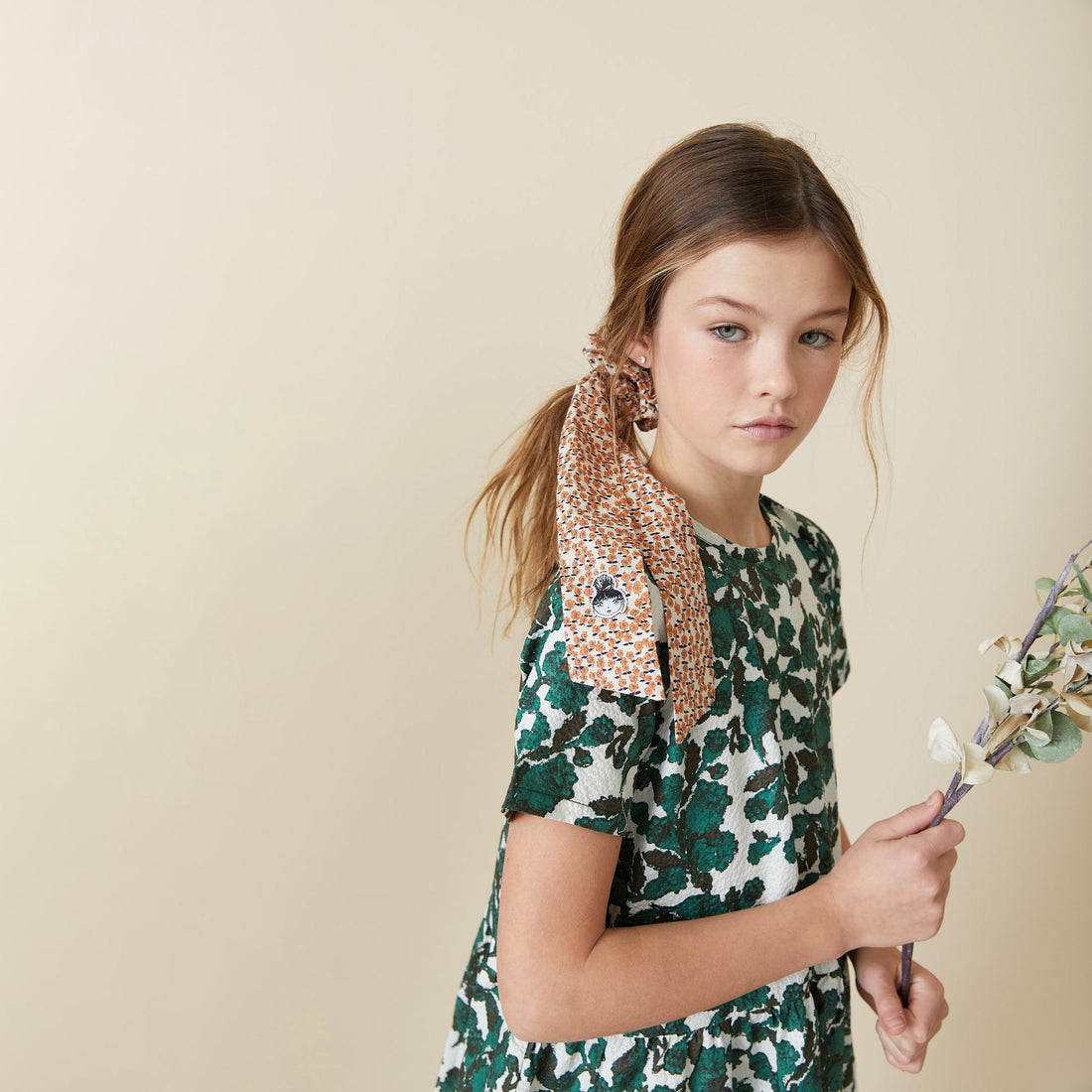 Knot Hairbands accessories OS Knot Hairbands Berry Floral Scrunchie