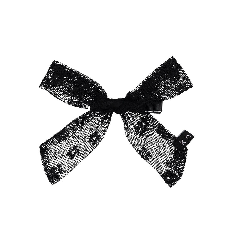 Knot Hairbands accessories OS Knot Hairbands Buttercup Bow Clip // Black