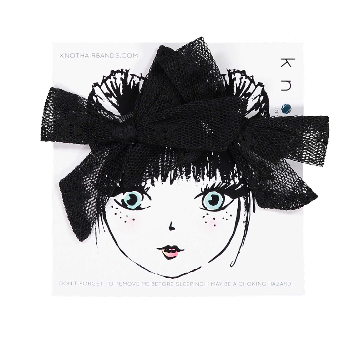 Knot Hairbands accessories OS Knot Hairbands Buttercup Mini Bow Clip Set // Black