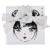 Knot Hairbands accessories OS Knot Hairbands Buttercup Mini Bow Clip Set // White
