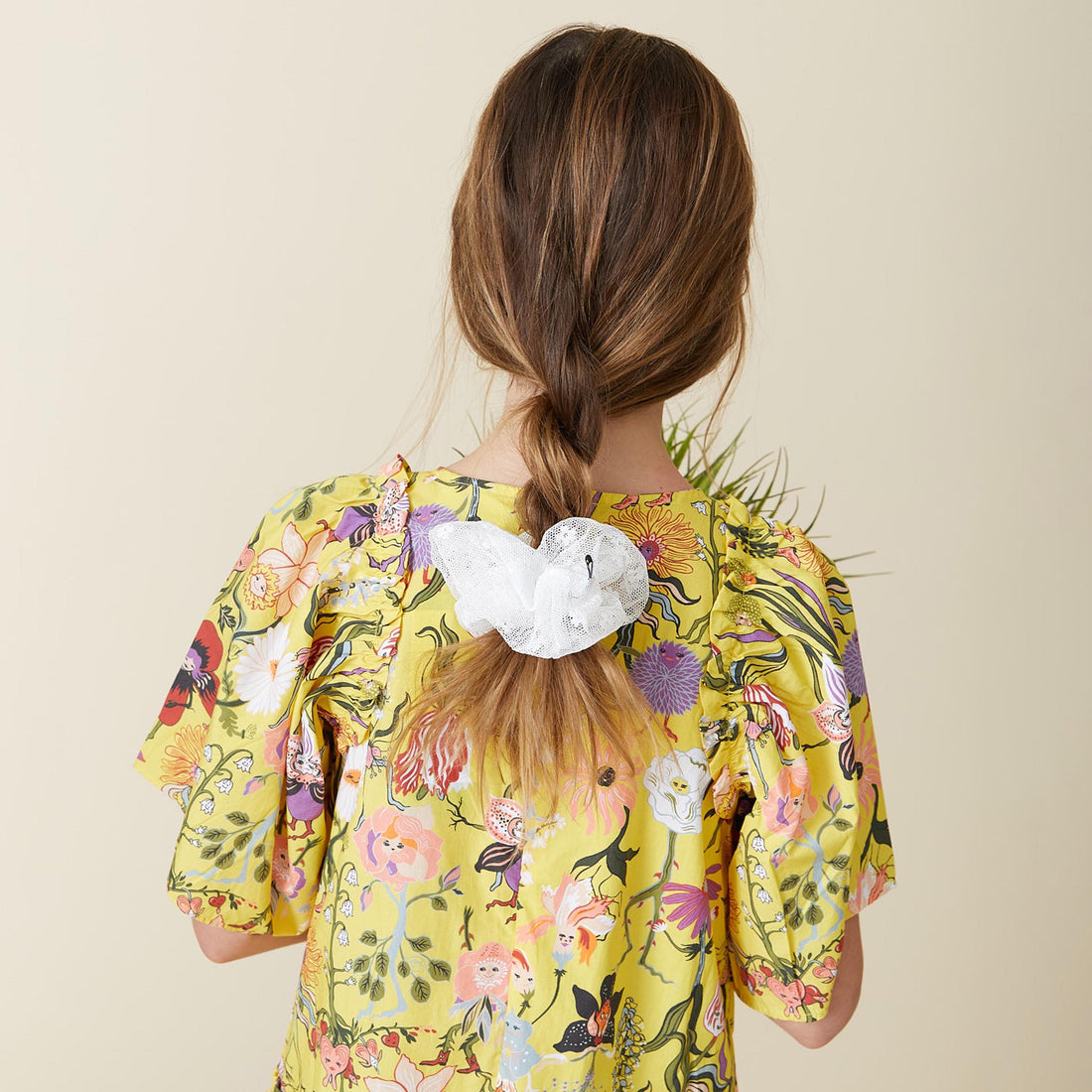 Knot Hairbands accessories OS Knot Hairbands Buttercup Scrunchie // White