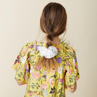 Knot Hairbands accessories OS Knot Hairbands Buttercup Scrunchie // White