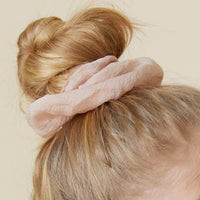 Knot Hairbands accessories OS Knot Hairbands Flutter Scrunchie // Petal Pink